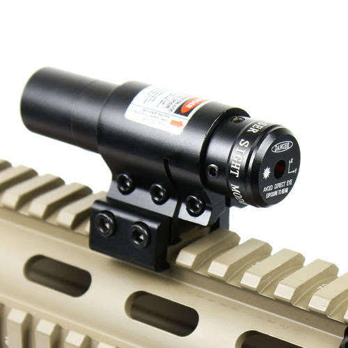 Tactical Red Laser Beam Dot Sight Scope For Gun Rifle Weaver Mount Rail