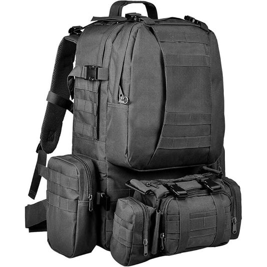 Tactical Backpack with 3 Molle Bags (55L)