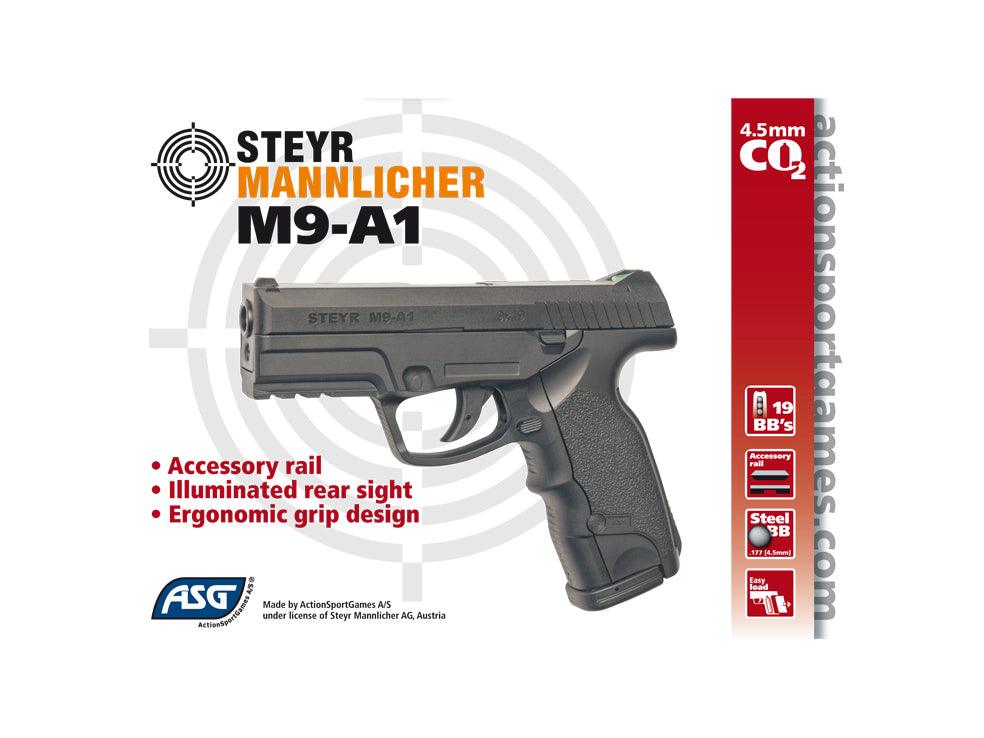 ASG 16088 STEYR M9-A1 CO2 PISTOL - 4.5MM CAL