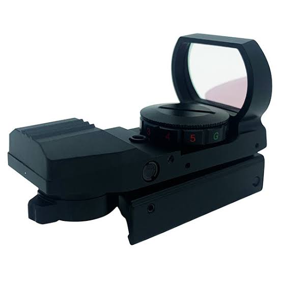 Red or Green Dot Holographic Reflex Sight Tactical - 4 Reticles 20mm Rails D4RGB