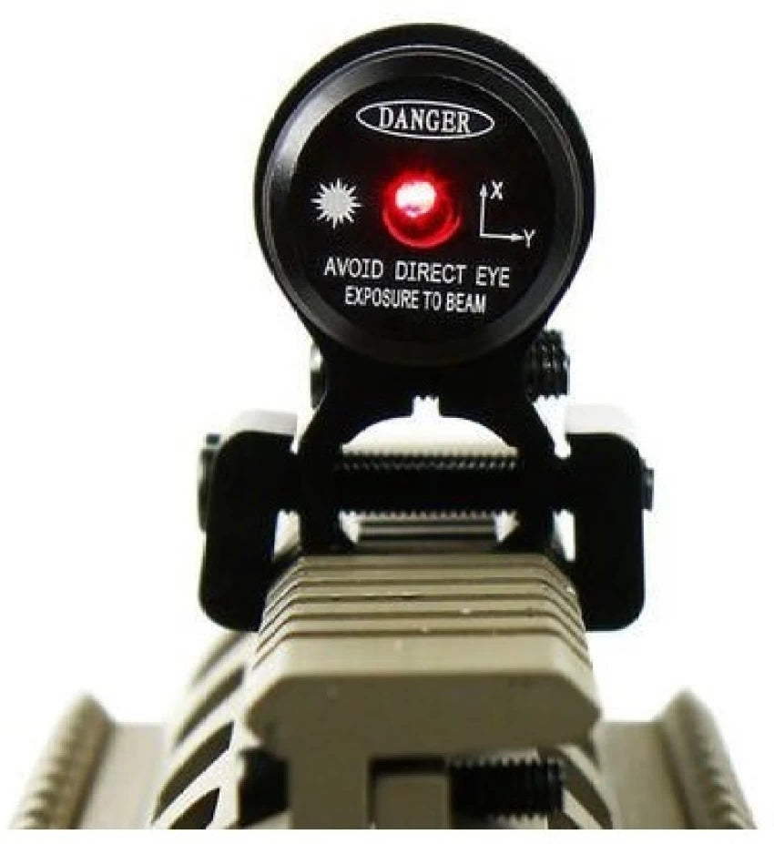 Tactical Red Laser Beam Dot Sight Scope For Gun Rifle Weaver Mount Rail