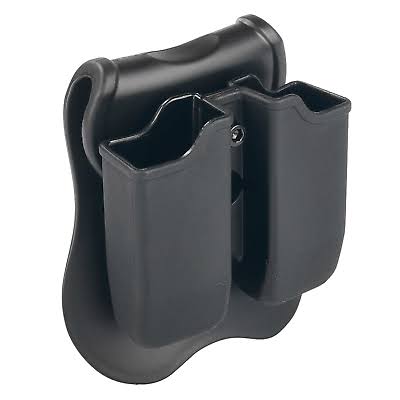 Glock Double Magazine Holder Paddle Pouch fit--Polymer Black