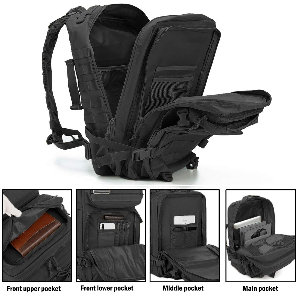 45L Hiking Backpack Military Tactical Backpack
