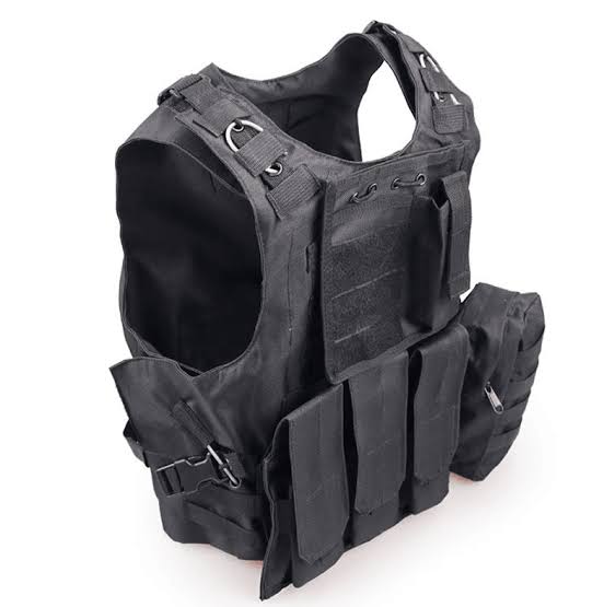 PLA Military Bullet Proof Tactical Vest - Armor Shield Not Included